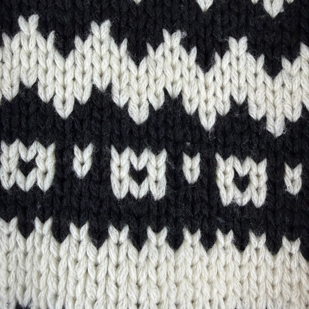 Velvet by Graham & Spencer Women's Maywood Chunky Fair Isle Sweater M - Picture 11 of 12